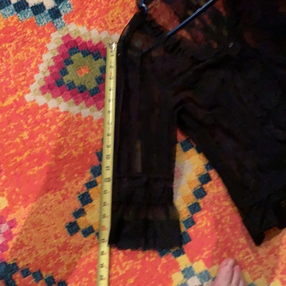 Coldwater Creek. Black See Through Lace. Size PMed - Picture 14 of 15